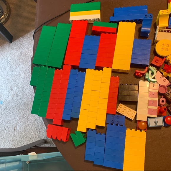 HUGE LOT OF VINTAGE LEGO BRANDED DUPLO BLOCKS Figures, Vehicles Blocks - Picture 6 of 11
